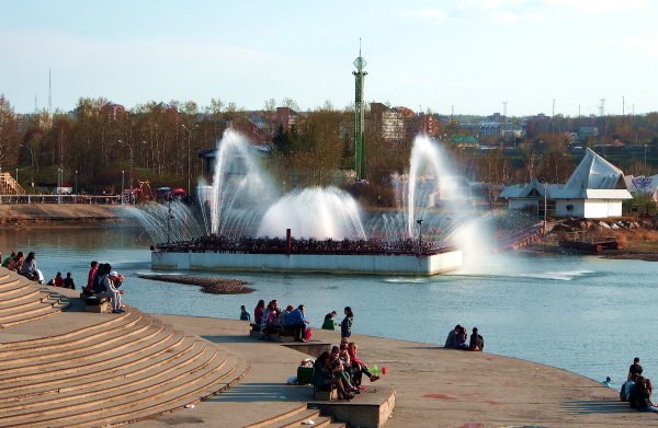 Фонтаны Иркутска