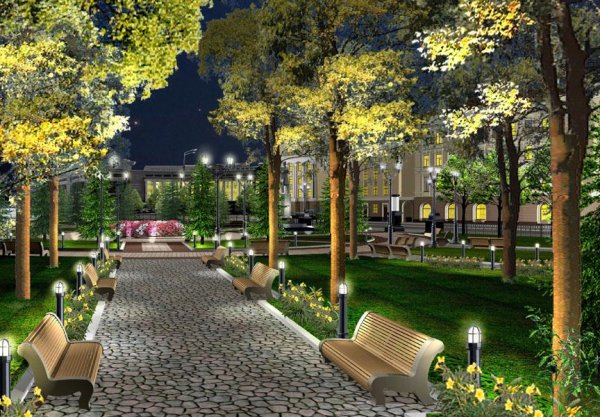 Ландшафт аллея парк