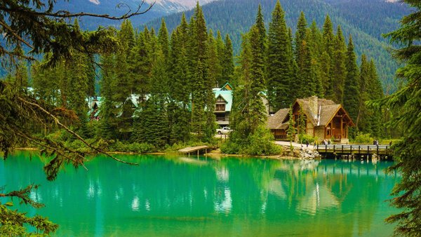 Фахверк Швейцария горы озеро лес