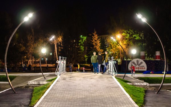 Освещение парков и скверов