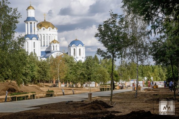 Храм в парке света Бибирево