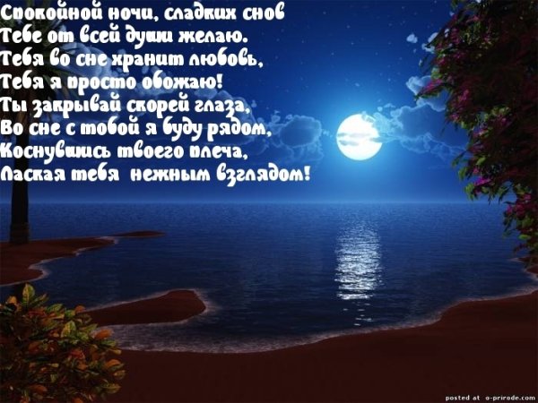 Сладких снов стихи