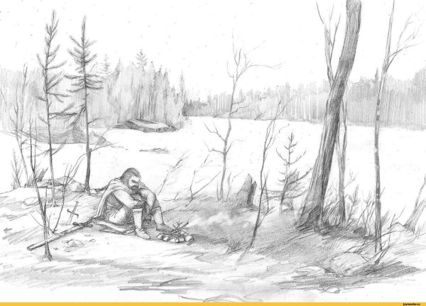 Природа в карандаше война