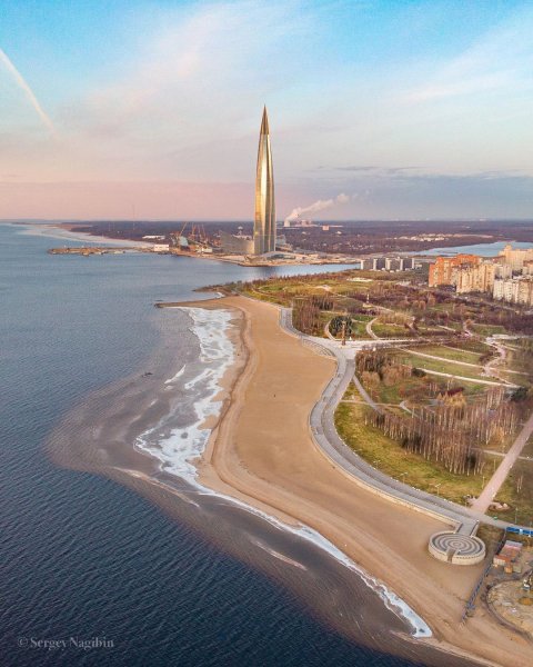Парк 300-летия Санкт-Петербурга финский залив