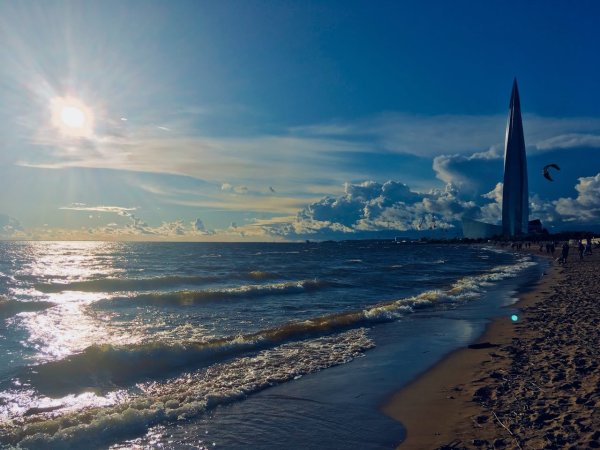 Парк 300-летия Санкт-Петербурга море