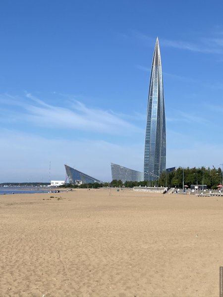 Парк 300-летия Санкт-Петербурга финский залив