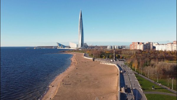 Парк 300-летия Санкт-Петербурга финский залив