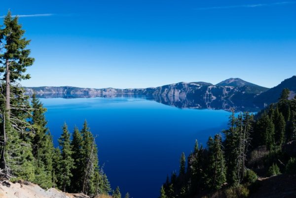 Озеро Крейтер, США самое чистое озеро