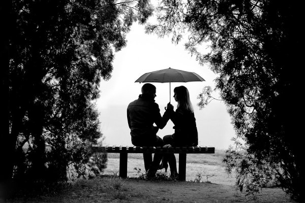 Черно белая романтика