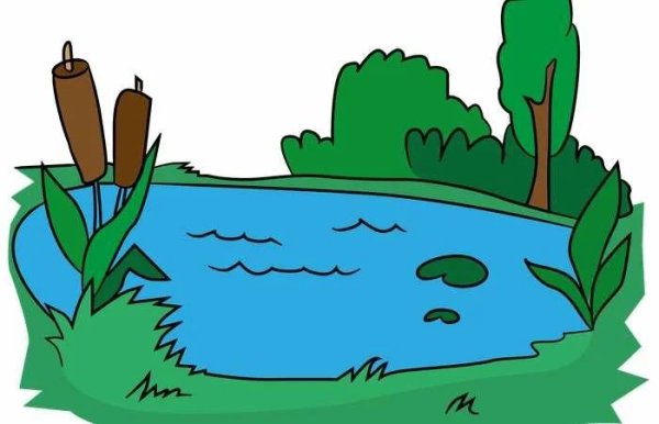 Озеро мультяшное