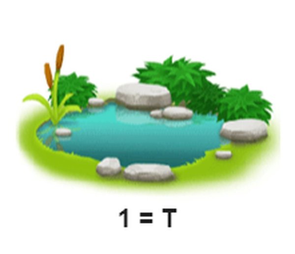 Озеро мультяшное