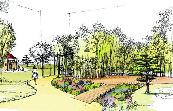 Парки зарисовки