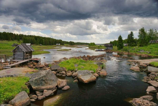Деревня черная речка Мурманская область