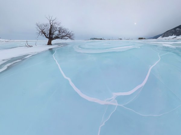 Лед на реке