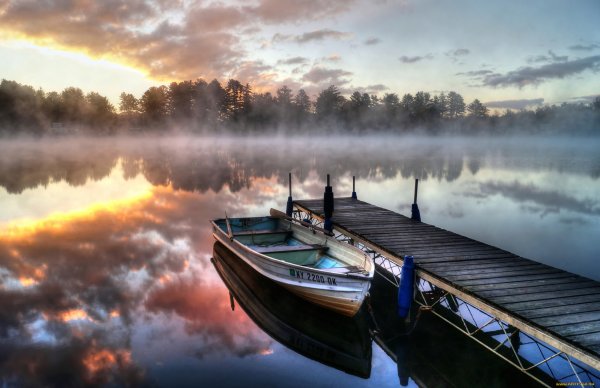 Причал на реке