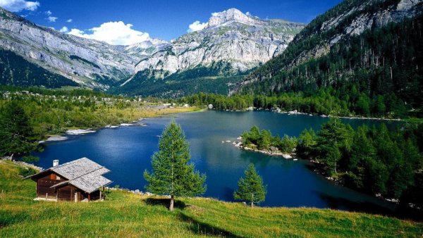 Озеро Рето Швейцария