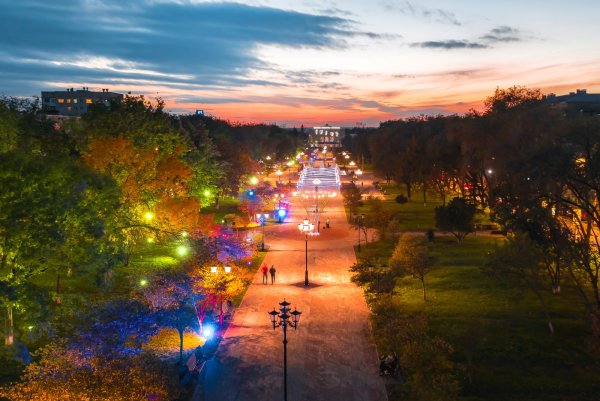 Бульвар мира Невинномысск