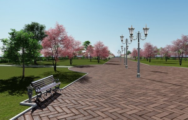 Бульвар мира Невинномысск 2020