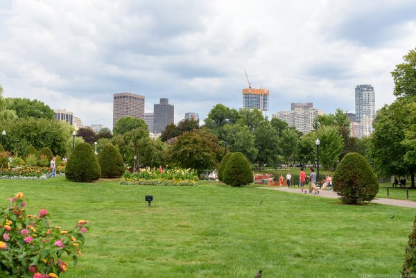 Бостон сад паблик Гарден