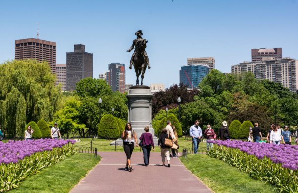 Общественный сад Бостона