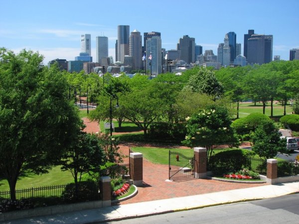 Бостон Массачусетс парк