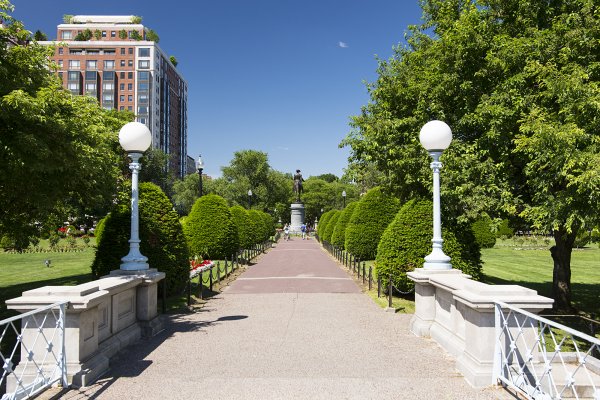 Бостон сад паблик Гарден