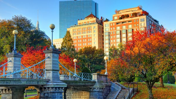 Обои на рабочий стол Бостон осень