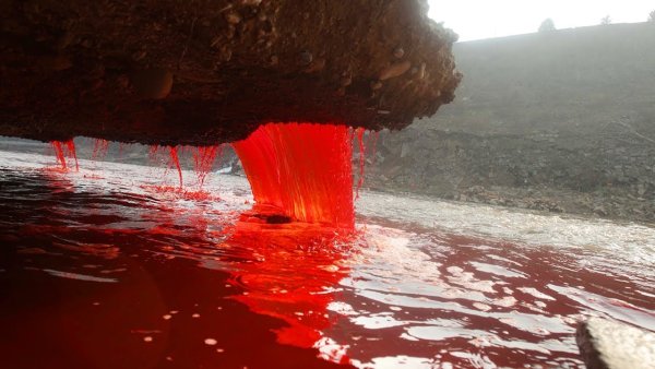 Водопад крови, Антарктика