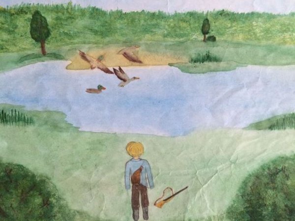 Иллюстрации к рассказу Астафьева Васюткино озеро
