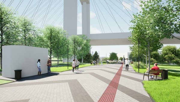 Сквер городское начало Новосибирск