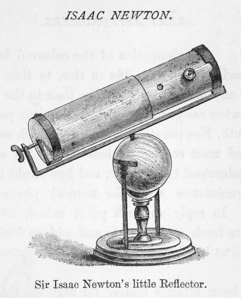 Исаак Ньютон открыл зеркальный телескоп