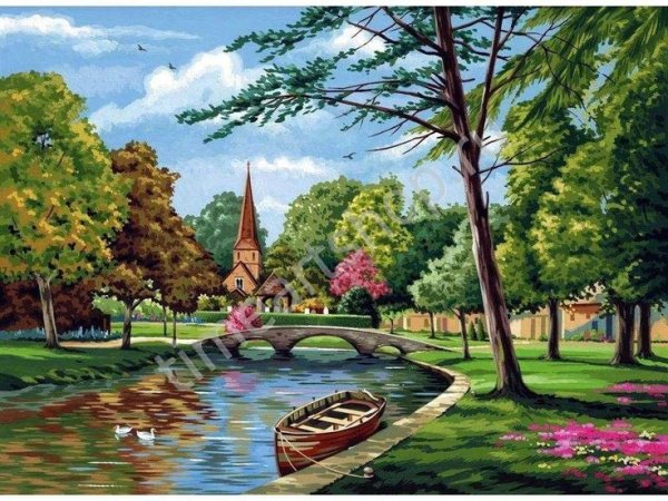 Природа в городе рисунок