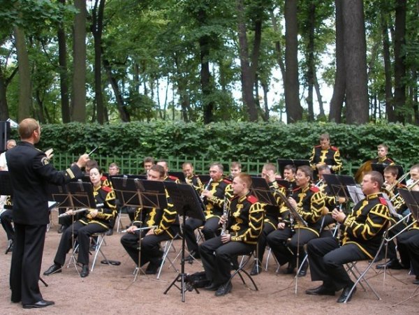 Военный оркестр военно космической Академии Санкт-Петербург