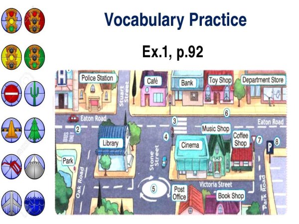 Карта города на английском языке