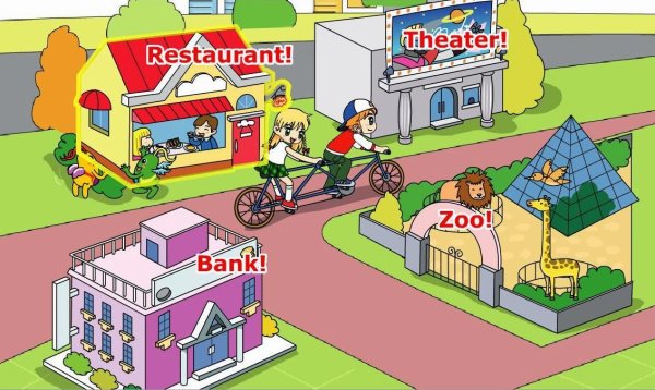 Places in the City английском