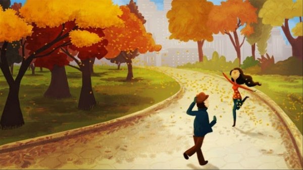 Прогулка в парке арт