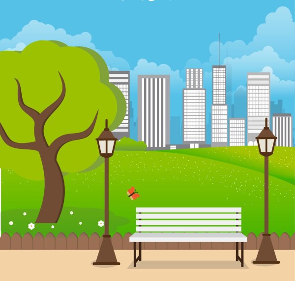 Рисунок парка