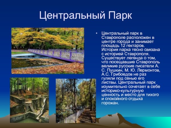 Рассказ про парк