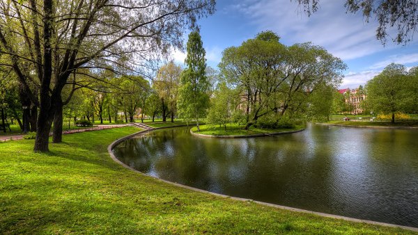 Крестовский остров Санкт-Петербург парк