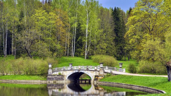 Питер парк старинный мостик