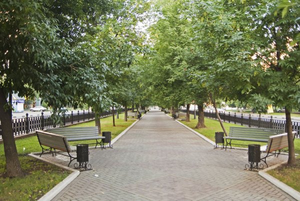 Бульвар Рокоссовского сквер