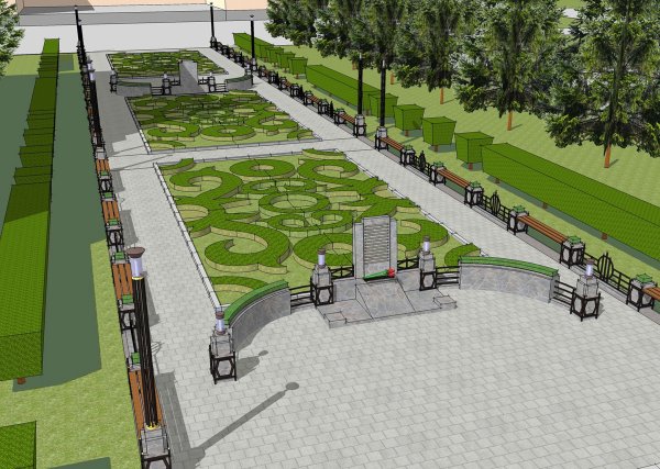 Парк аллеи славы генплан