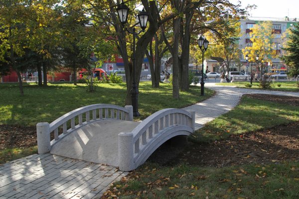 Благоустройство городского парка Южно-Сахалинска