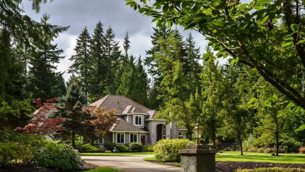 Дом в парке