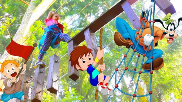 Южный парк Хабаровск верёвочный городок