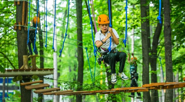 Веревочный парк Панда парк Москва