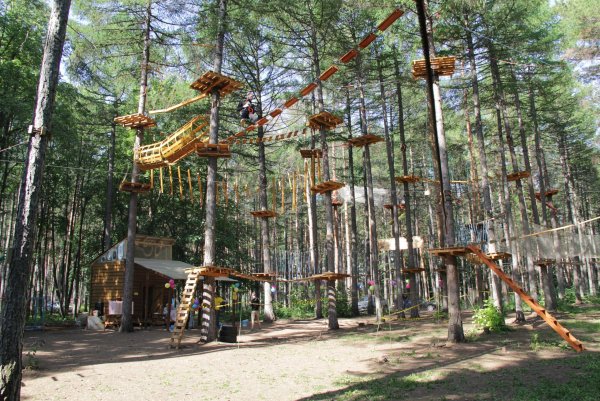 Тамбов веревочный городок парк