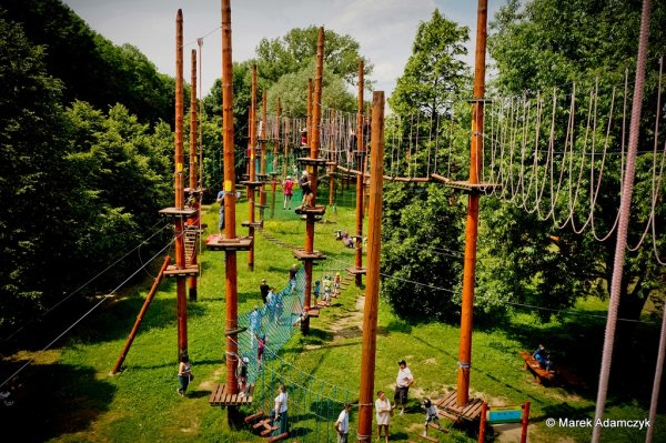 Парк Галицкого веревочный городок