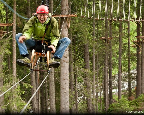 Самый большой веревочный парк в России