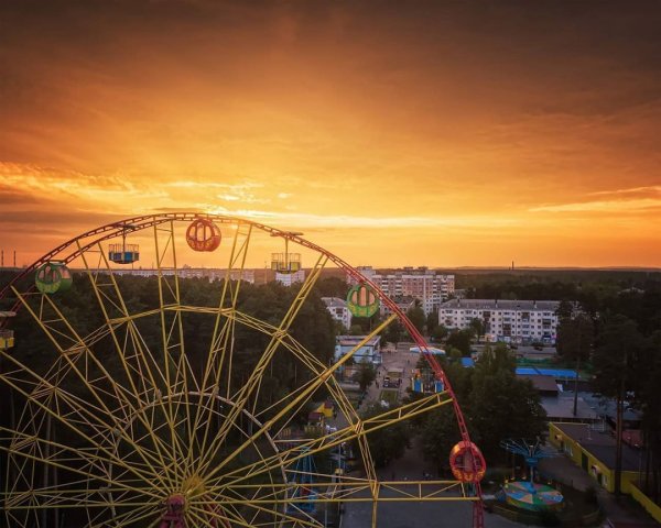 Колесо обозрения Закамск Пермь